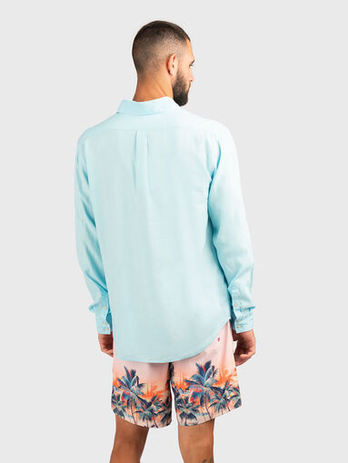 Long sleeve linen shirt - 3