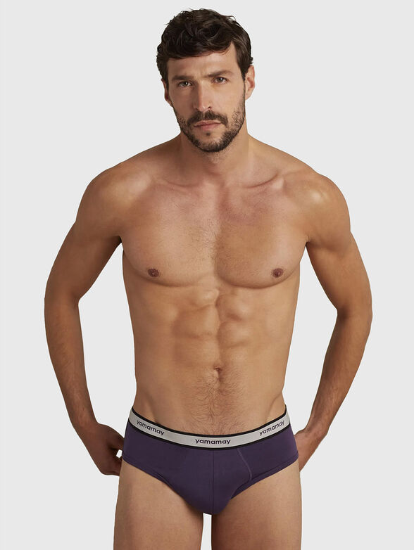 NEW FASHION COLOR briefs in black - 4