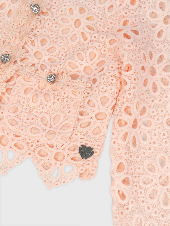 Lace long sleeve cardigan - 4