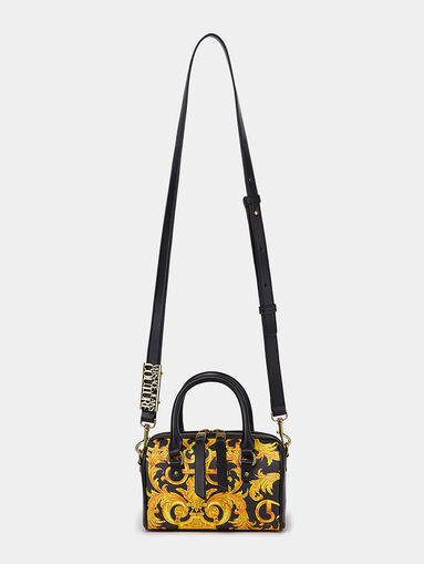 Handbag with contrasting print - 4