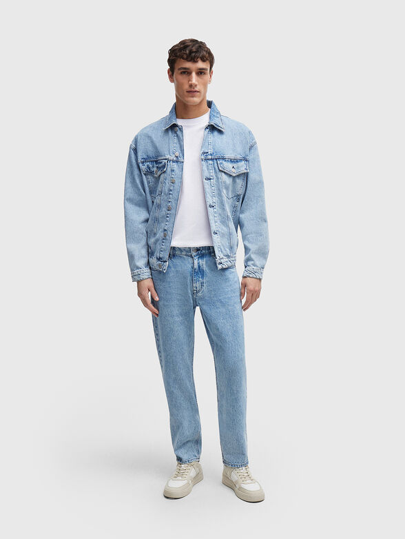 TAMES cotton T-shirt with logo detail - 2