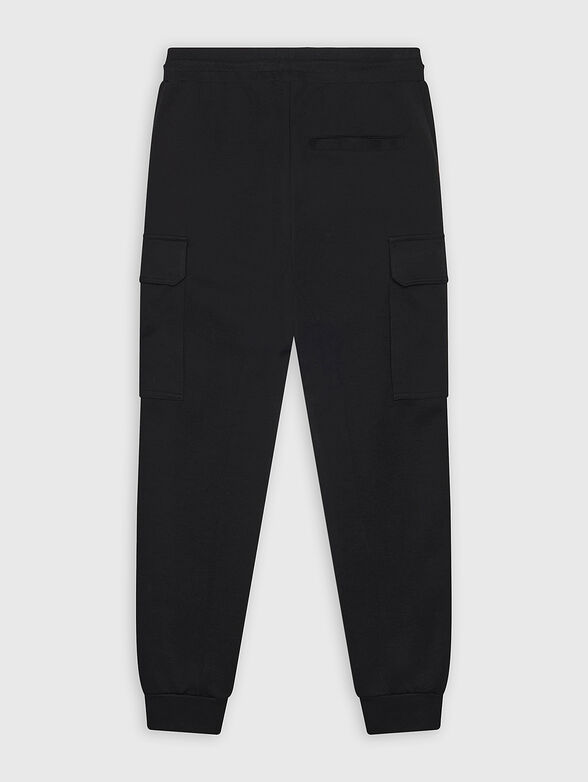 Sports cargo pants in black - 2