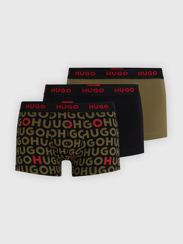Set of three boxers with logo accents - 1
