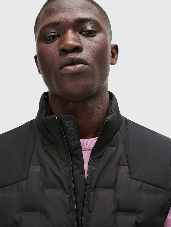 Vest with quilted effect  - 4