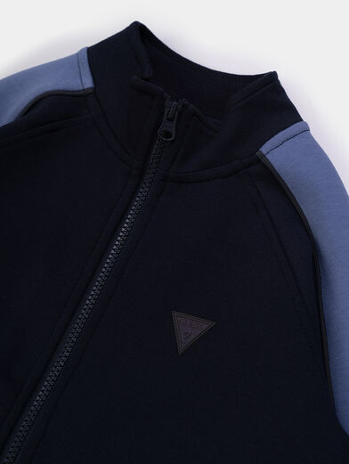 ACTIVE sweatshirt with zip and embossed logo - 3