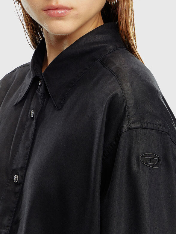 S-SIMPLY-C-WN lyocell shirt  - 4