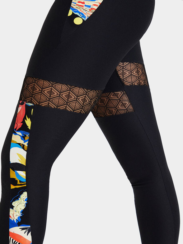 CALIX Leggings with lace details - 2