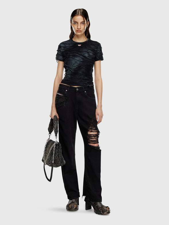 1999 D-REGGY black jeans with rips - 3