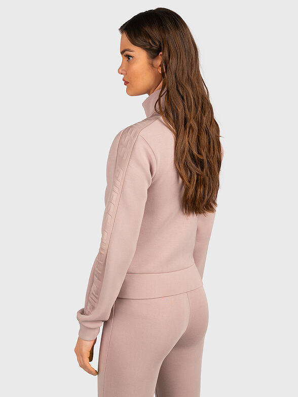 NEW ALLIE sweatshirt with zipper and logo straps - 3