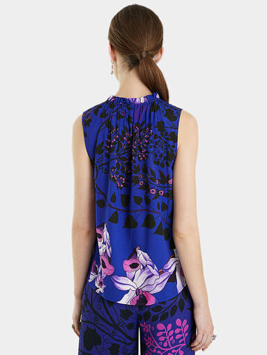 GARDENIA Top with floral print - 4