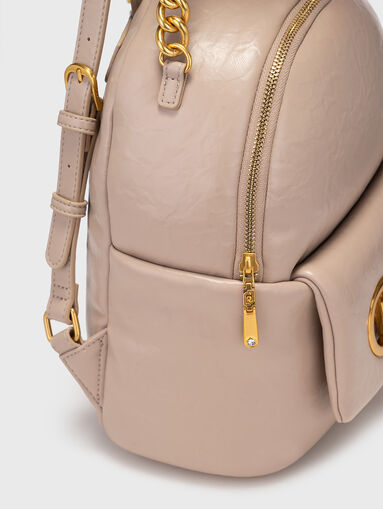 Backpack with gold details and logo - 5