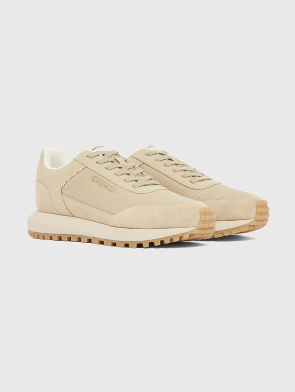 Suede sneakers with logo detail - 2