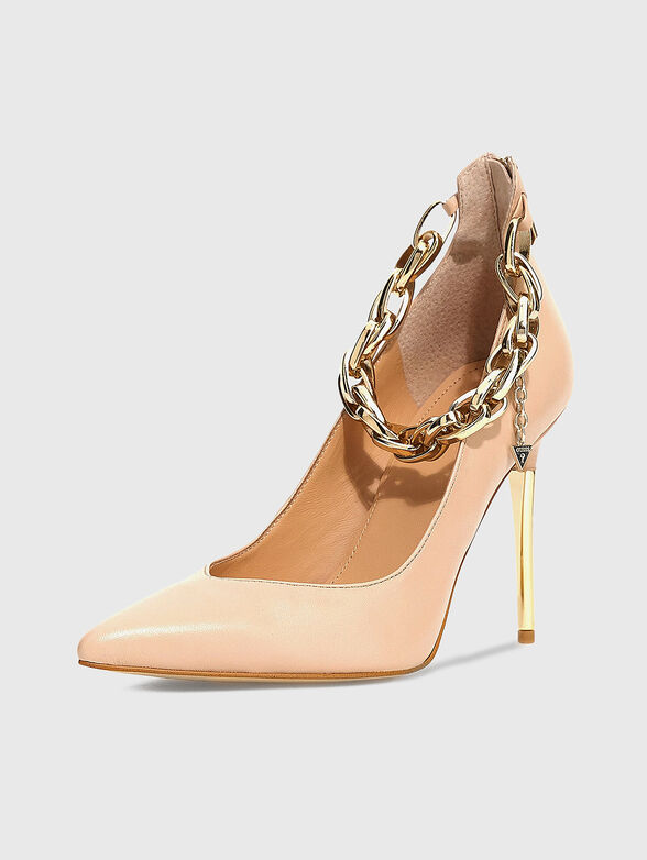 SHADEE heeled shoes with accent chain - 2