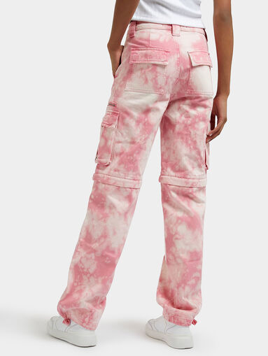 MALIA cargo pants with tie-dye effect  - 3