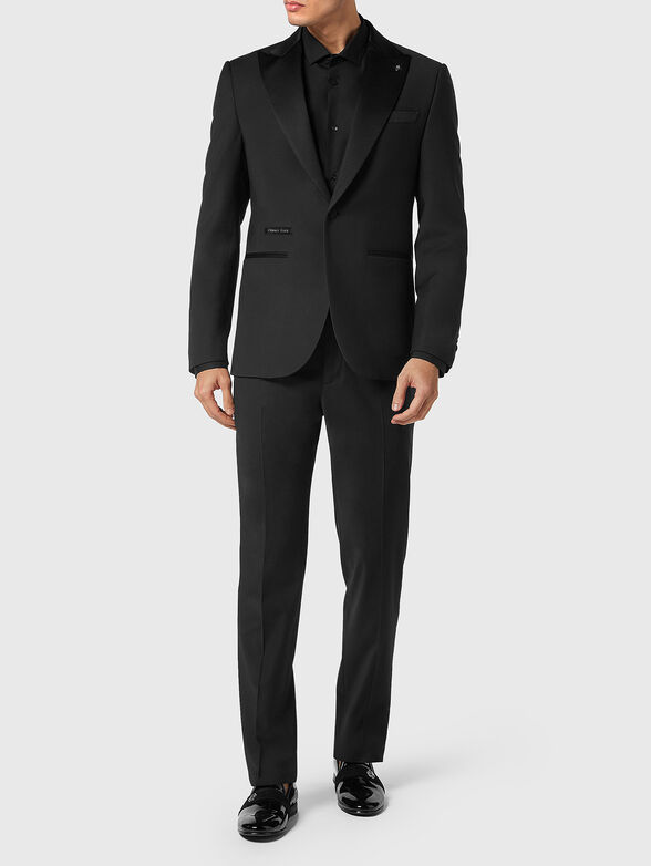 LORD black wool blend jacket  - 4