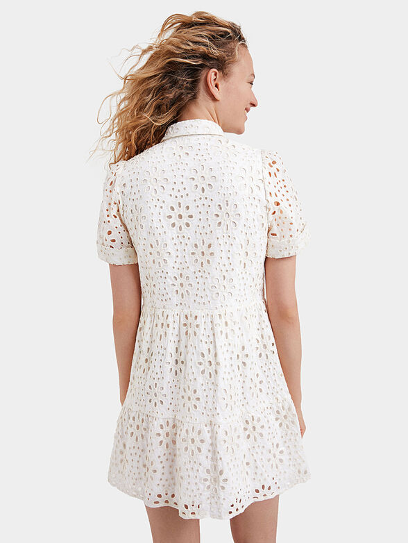 Dress with Swiss embroidery  - 2