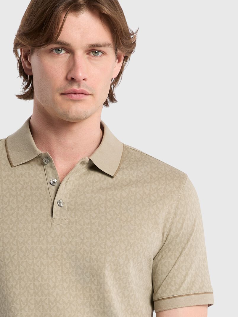 Polo-shirt with monogram print - 3