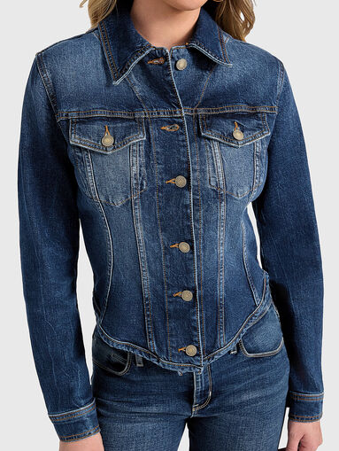 ANNALISE denim jacket with worn effect - 5