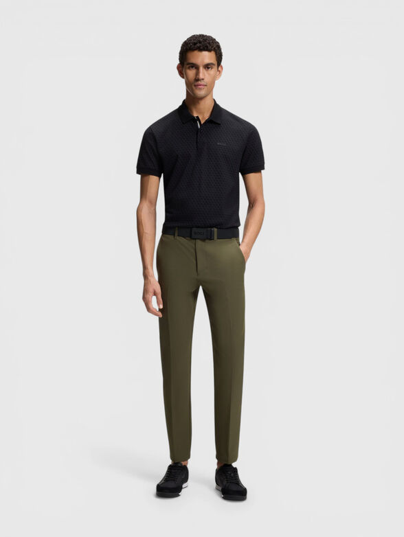 Straight trousers with logo - 4