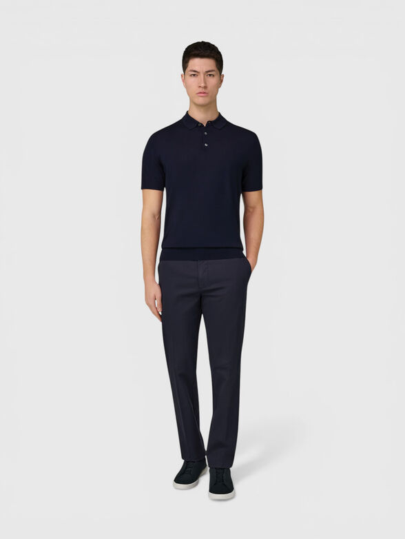 Cotton-blend trousers - 4