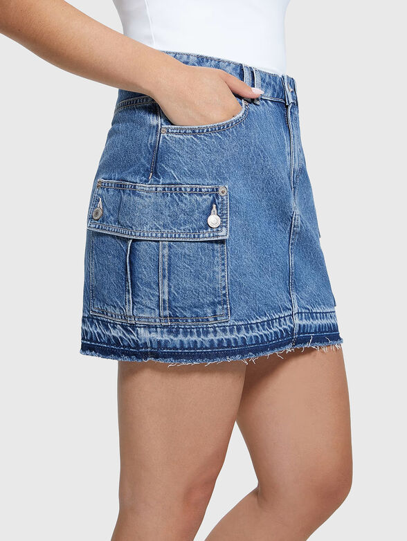 VIVETTE denim mini skirt - 3