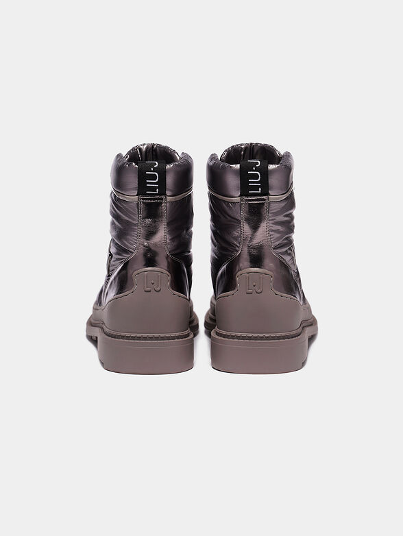 ALISON Glossy ankle boots - 4