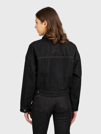 Rhinestones denim jacket - 3