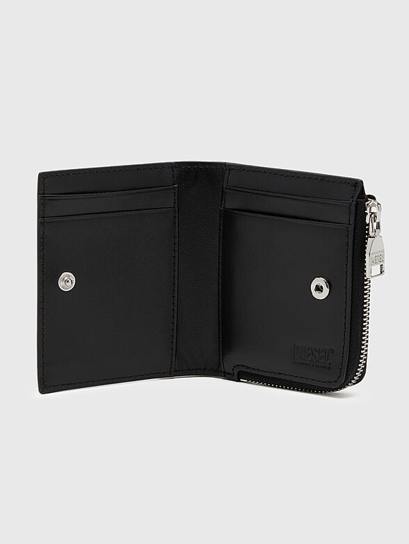 1DR leather card holder with oval logo - 3