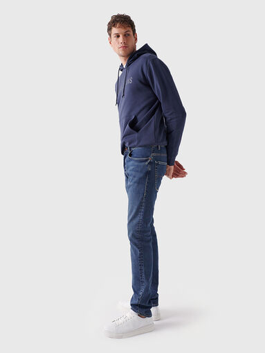 Slim jeans with logo patch - 4