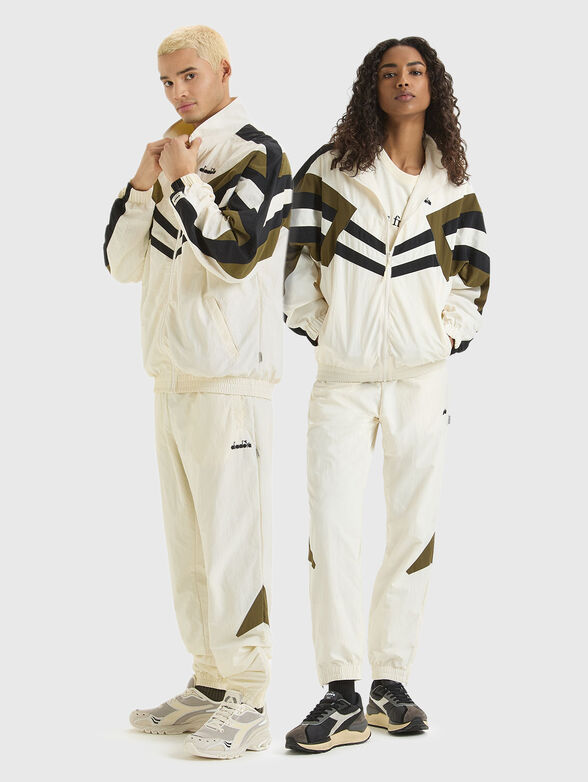 LEGACY unisex black jacket with contrast details - 1