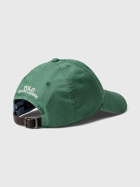 Green cap with a visor - 2