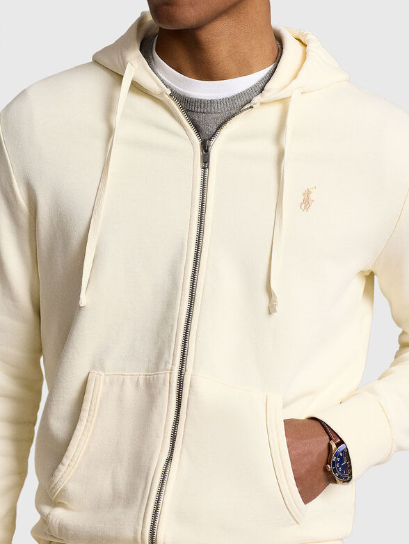Hooded sweatshirt with zip - 4