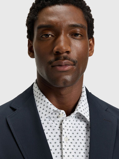 P-HANRY dark blue slim jacket  - 4