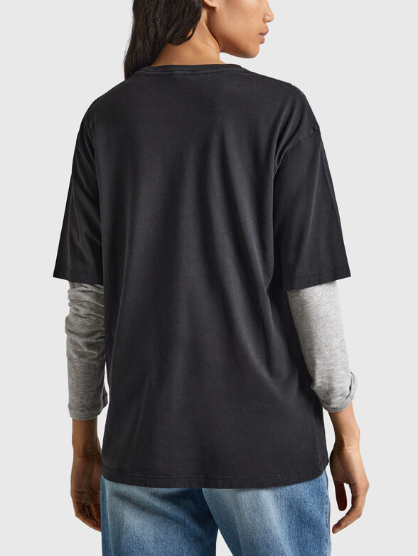 CADENCE T-shirt with accent eyelets - 3