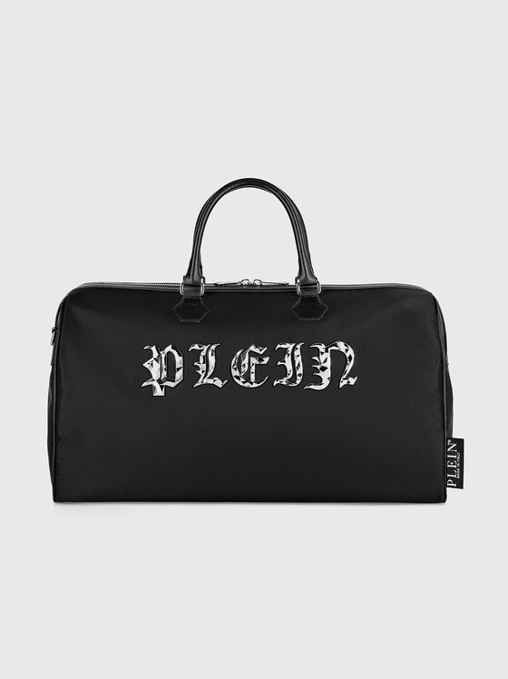 Black bag with gothic embossed inscription - 1