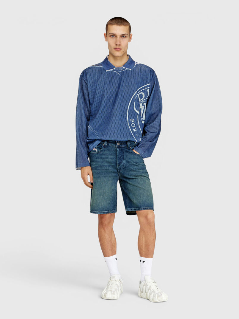 Blue denim pants - 3