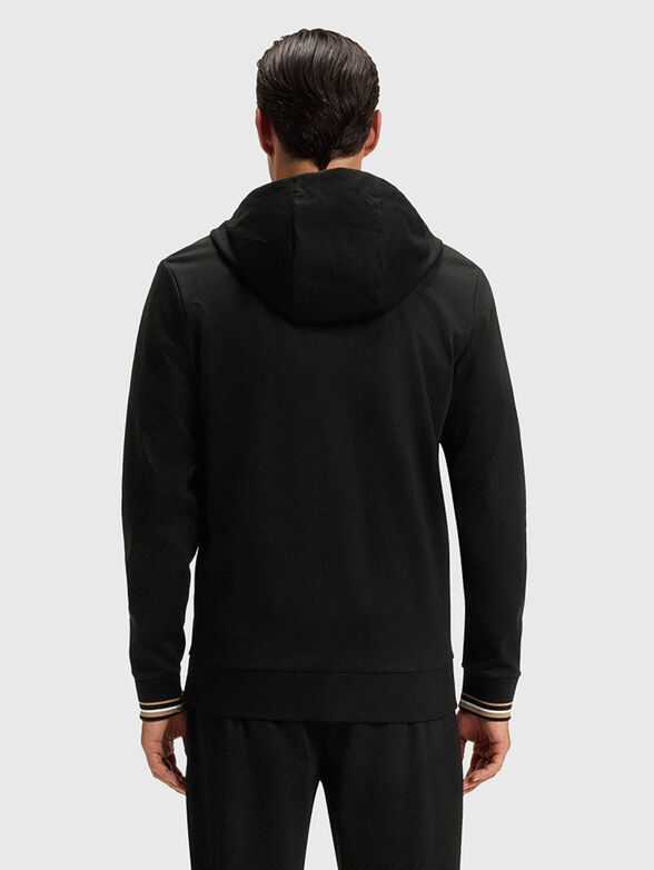 Cotton sweatshirt with logo detail - 3