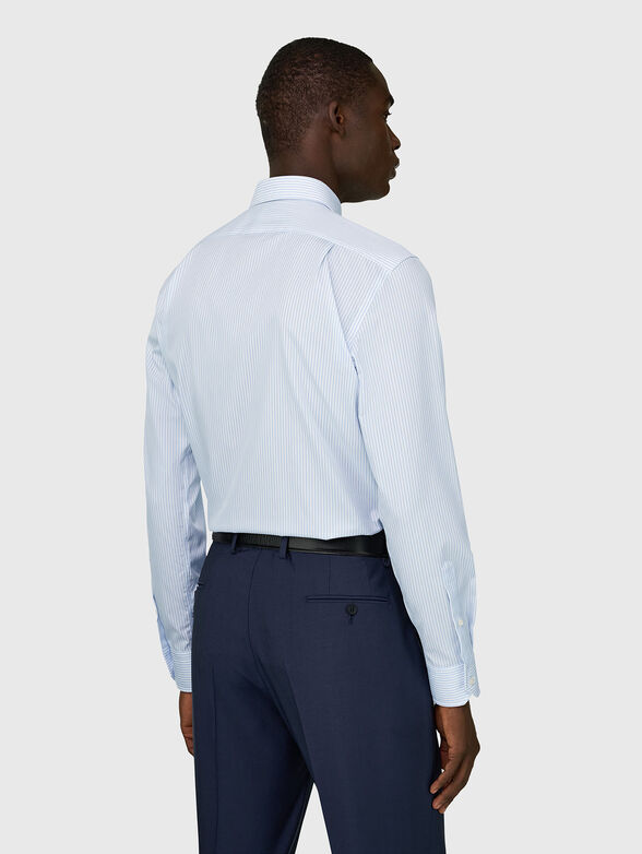 Shirt in striped cotton - 3