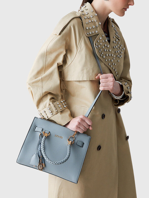 BOSTON bag with woven handles - 2