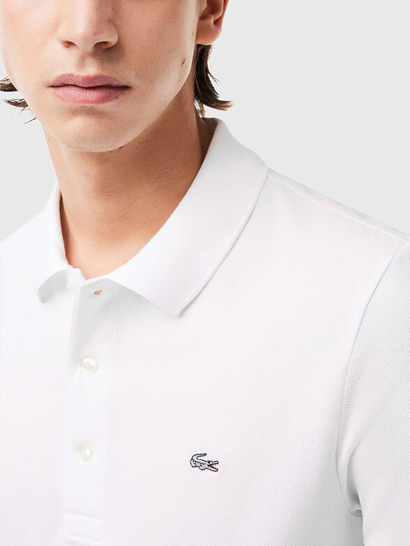 Slim-fit polo shirt in black - 4