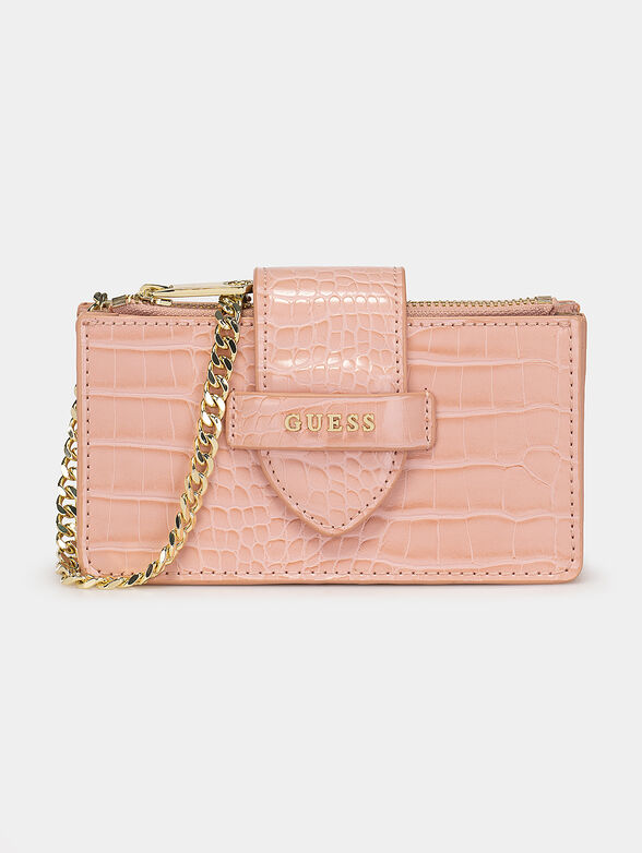 Cardholder with crocodile texture - 1