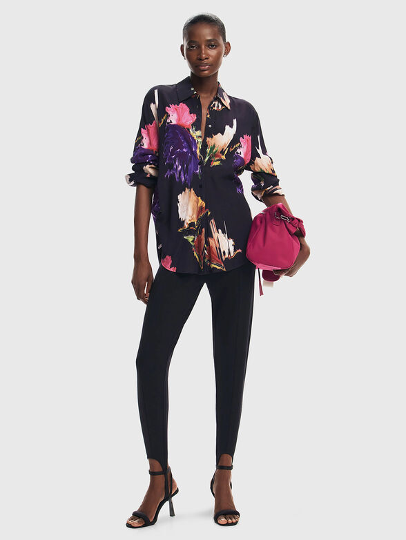 NAGOYA shirt with contrast print - 2