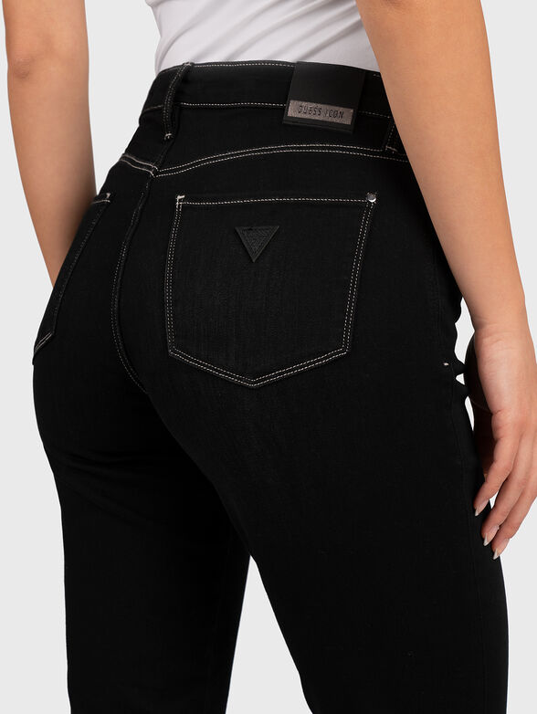 SEXY CURVE black jeans  with accent stitches - 2
