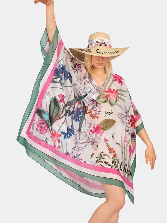 Kaftan with floral print - 1