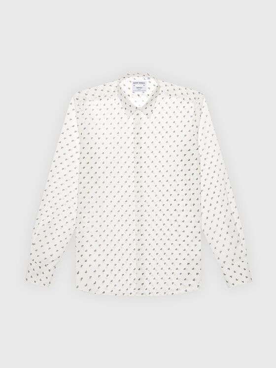 Памучна риза NAPOLI с принт - 1