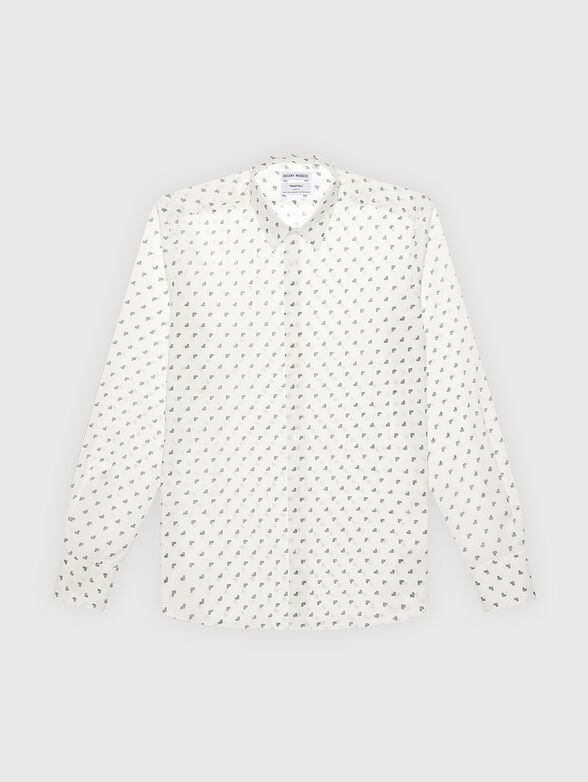 NAPOLI cotton shirt with print - 1