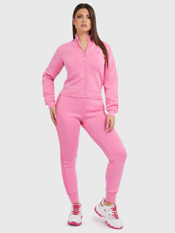 NEW ALLIE sweatshirt with zipper and logo straps - 2