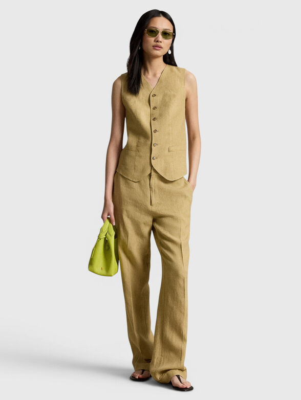 Linen vest - 4