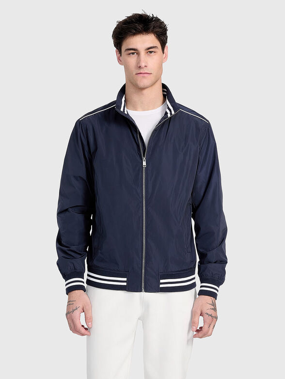 Bomber jacket with contrasting details - 1