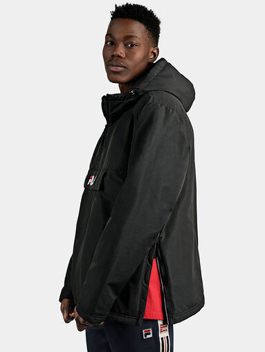 MICHIROU hooded anorak in black color - 5